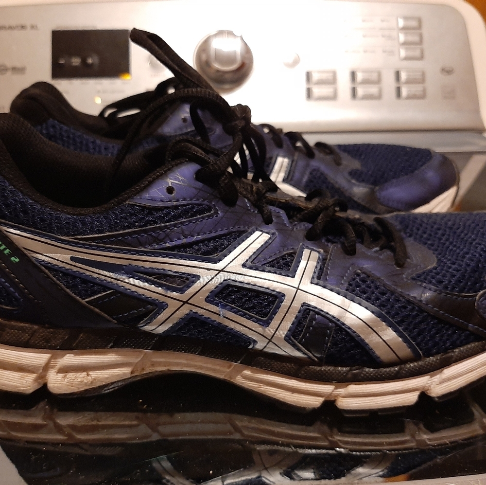Navy Asics Gel-Excite 2 Sneakers